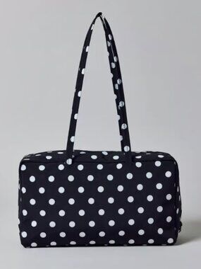 NWT Baggu Urban Outfitters Black and White Polka Dot Bowler UO Exclusive